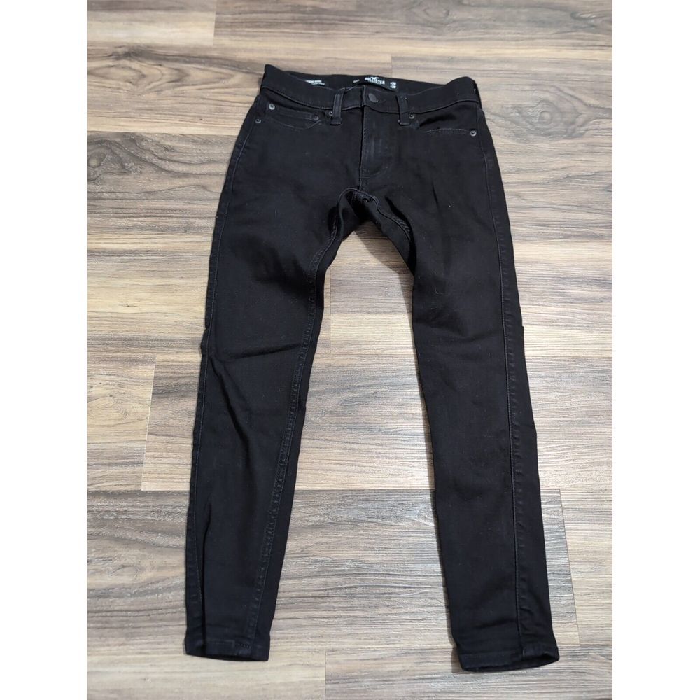 Hollister Advanced Stretch Extreme Skinny Jeans Unisex W28 L28 Black 19I